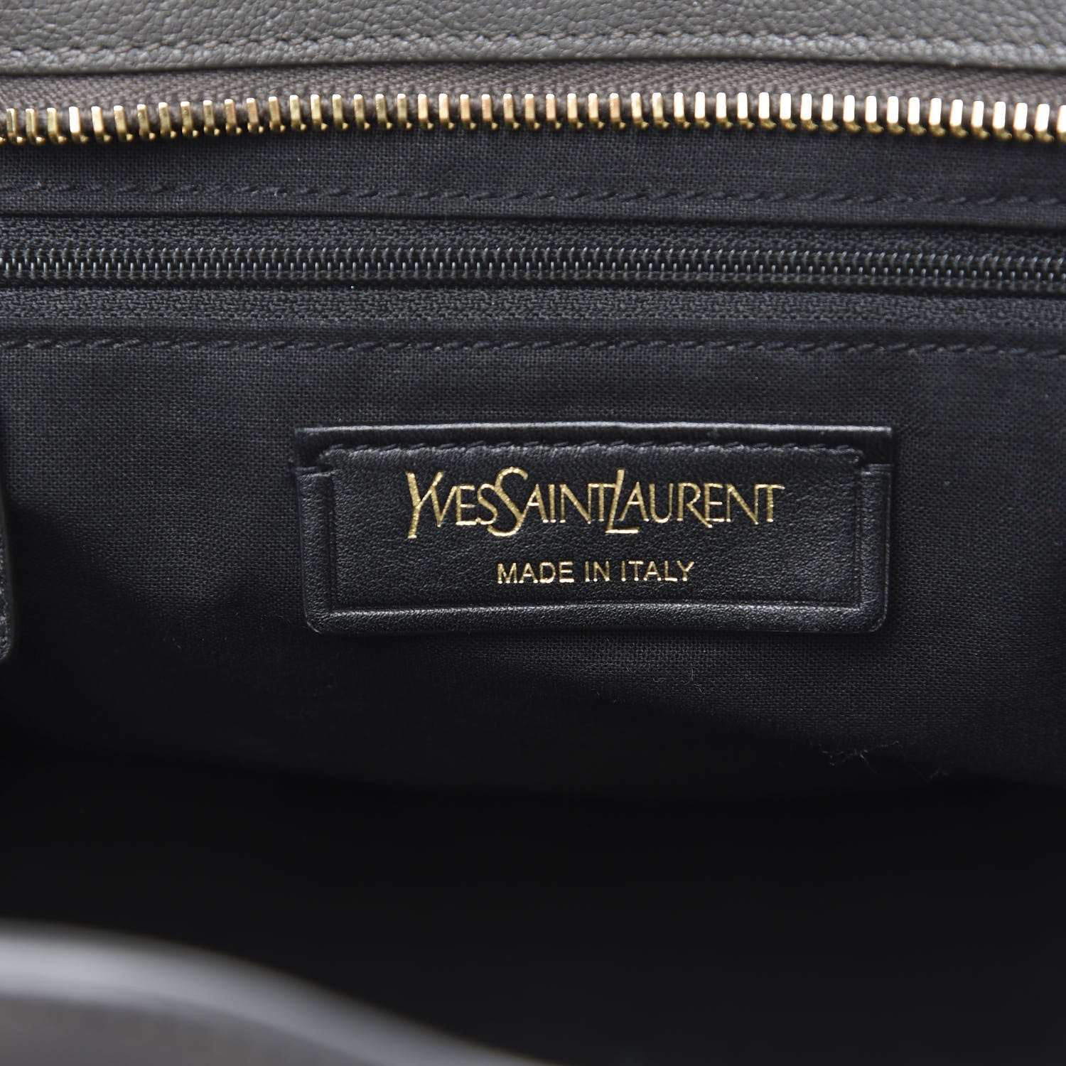 Saint Laurent Sheepskin Medium Cabas ChYc Grey 5 of 14