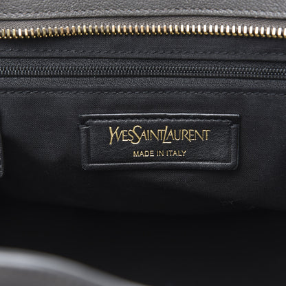 Saint Laurent Sheepskin Medium Cabas ChYc Grey 5 of 14