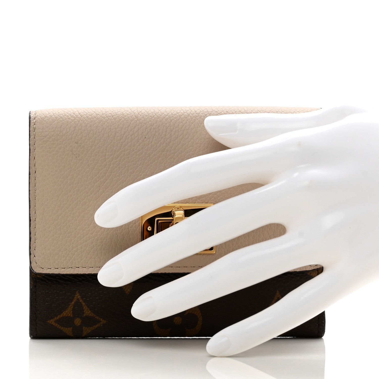 Louis Vuitton Monogram Victorine On My Side Wallet Griege 2 of 7
