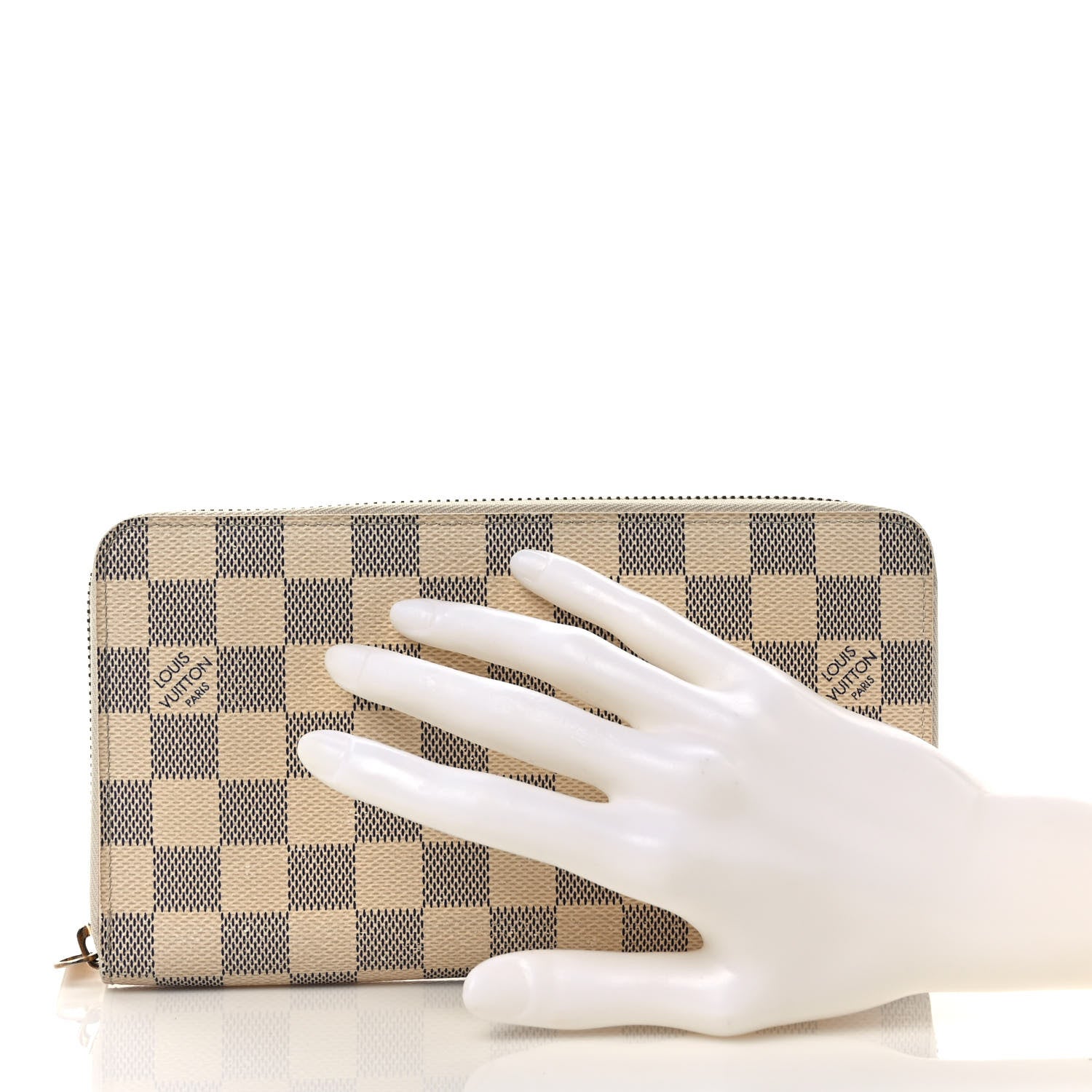 Louis Vuitton Damier Azur Zippy Organizer Wallet 2 of 6