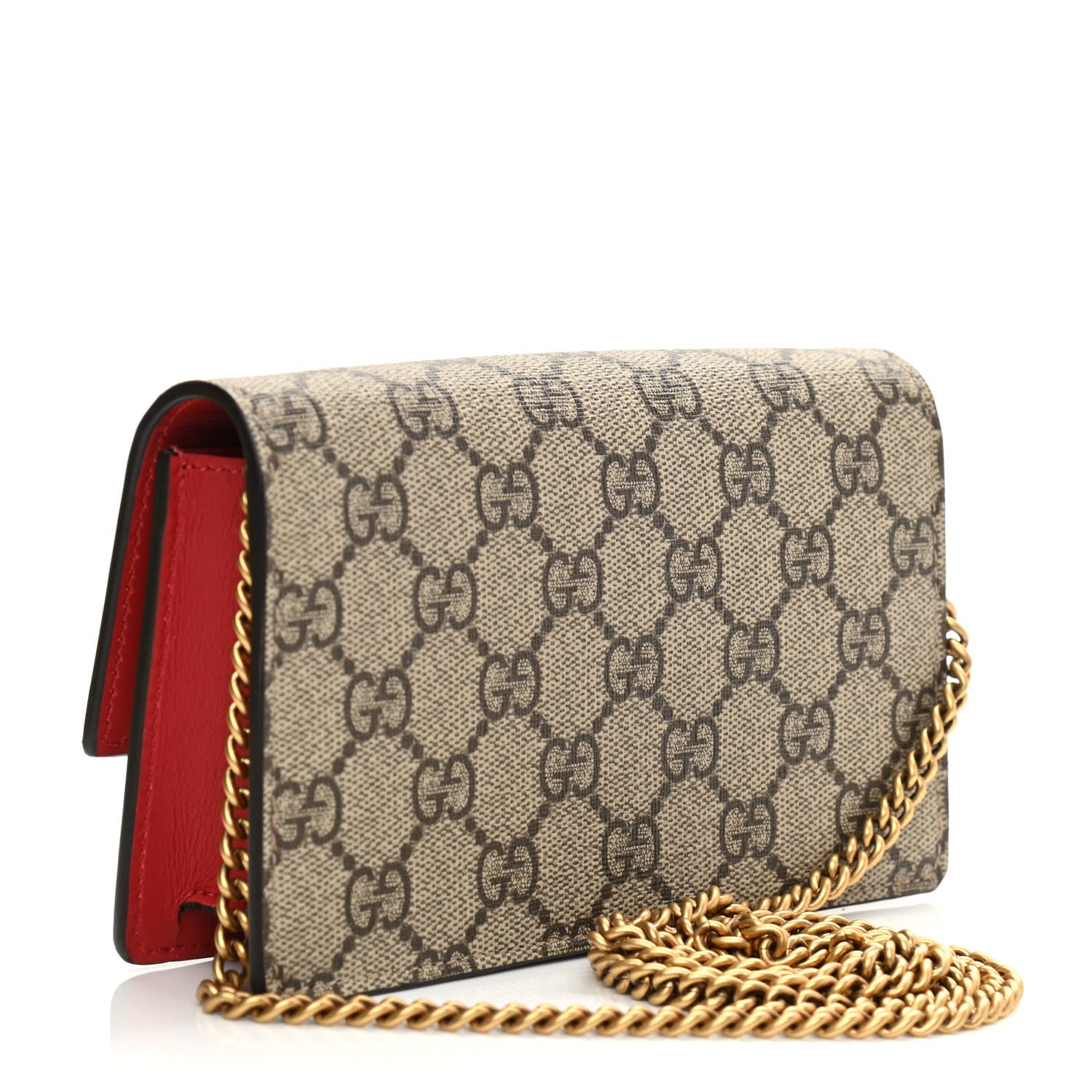 Gucci GG Supreme Monogram Mini Cherry Chain Bag 3 of 9