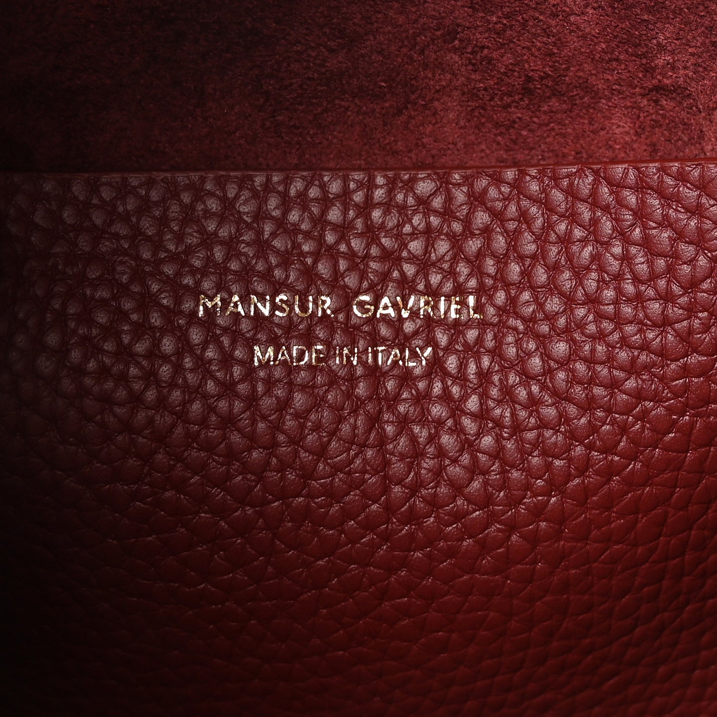 Pebbled Calfskin Small Everyday Cabas Oxblood