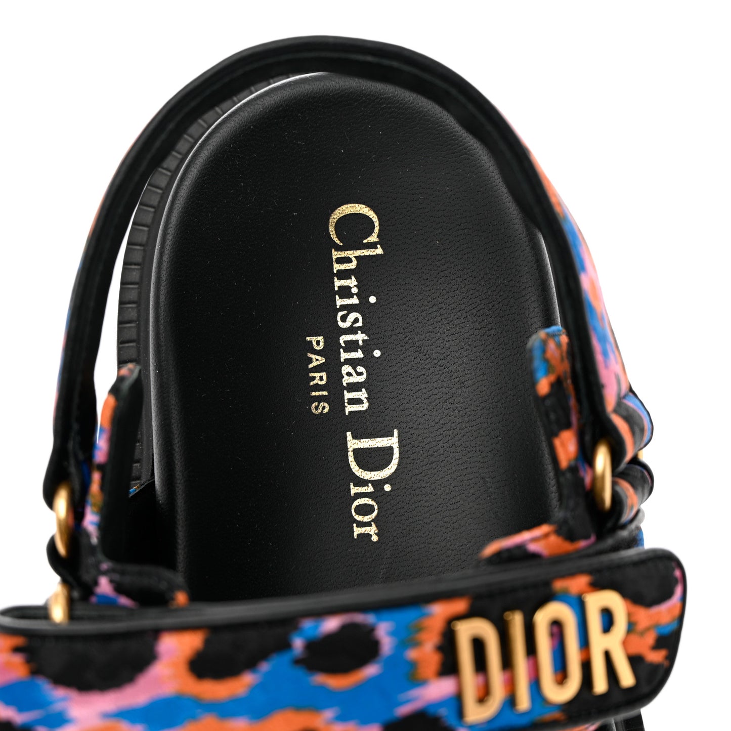 Technical Fabric Mizza Print DiorAct Sandals 40 Multicolor