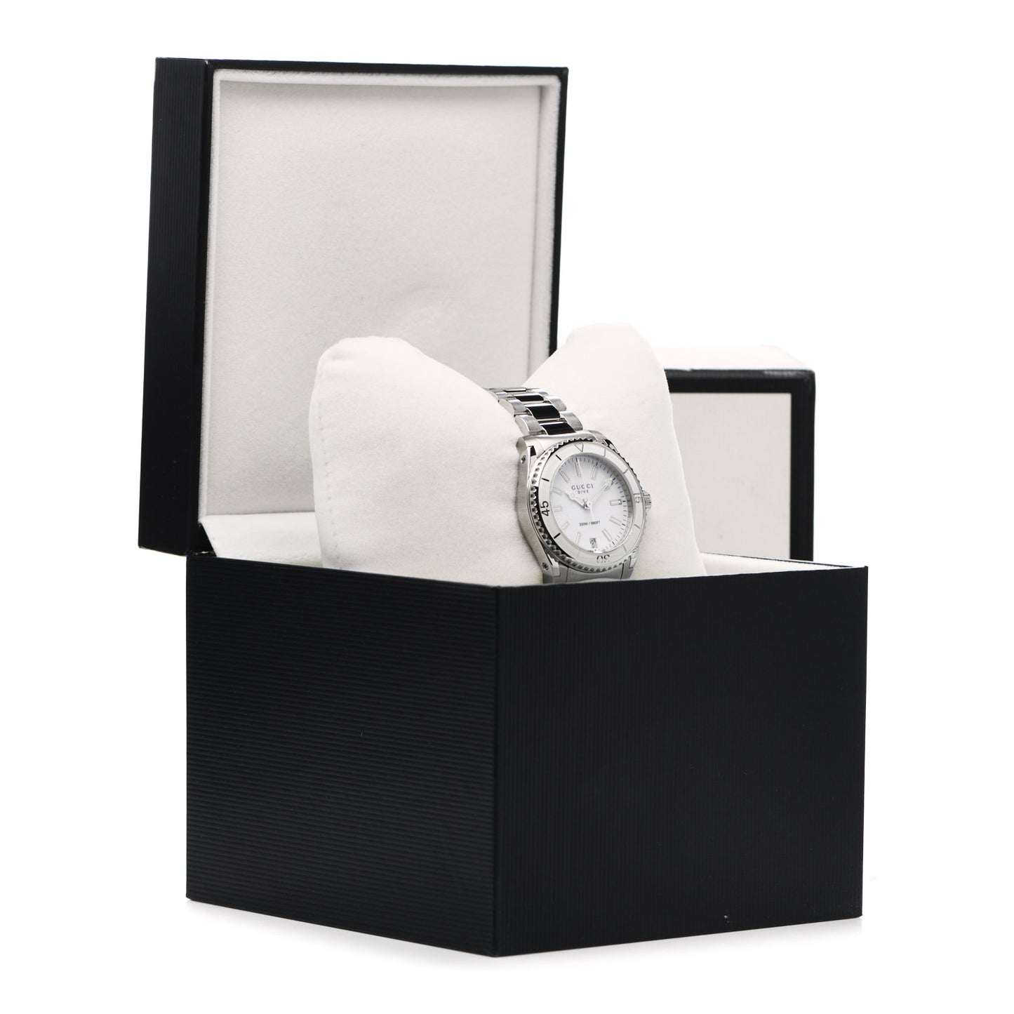 Stainless Steel 32mm Dive Quartz Watch White