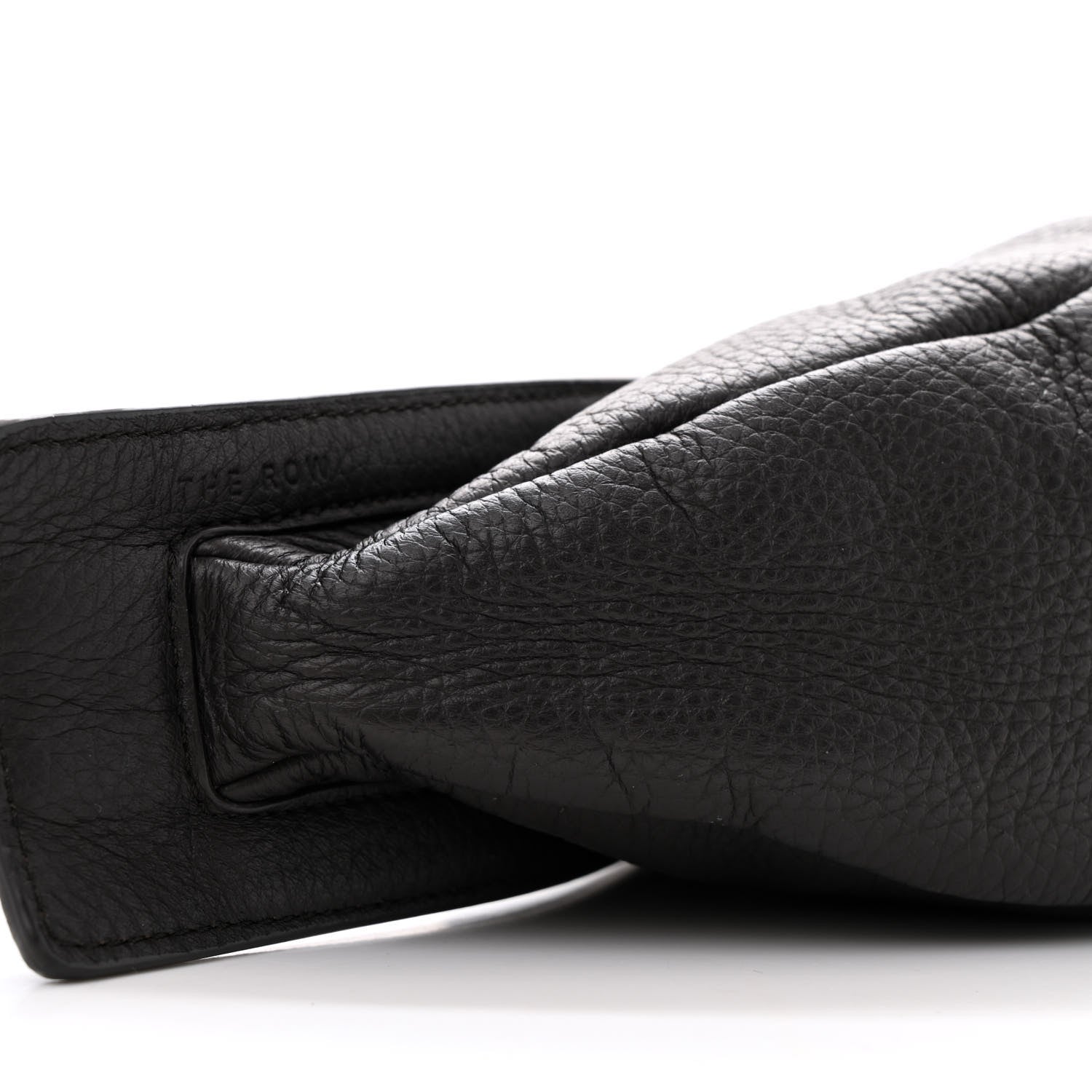 The Row Deerskin Small Slouchy Banana Bag Espresso 8 of 10