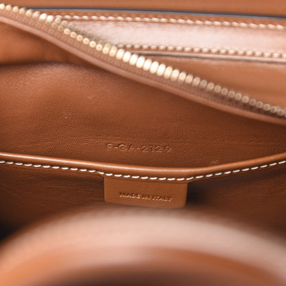 Celine Smooth Calfskin Houndstooth Nano Luggage Tan 8 of 11