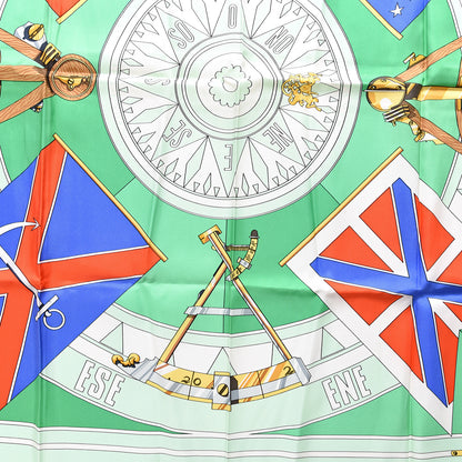 Hermes Silk Sextants Scarf 90 3 of 4