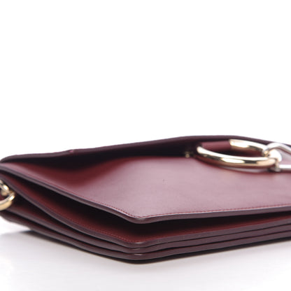 Chloe Calfskin Suede Medium Faye Shoulder Bag Plum Purple 6 of 10