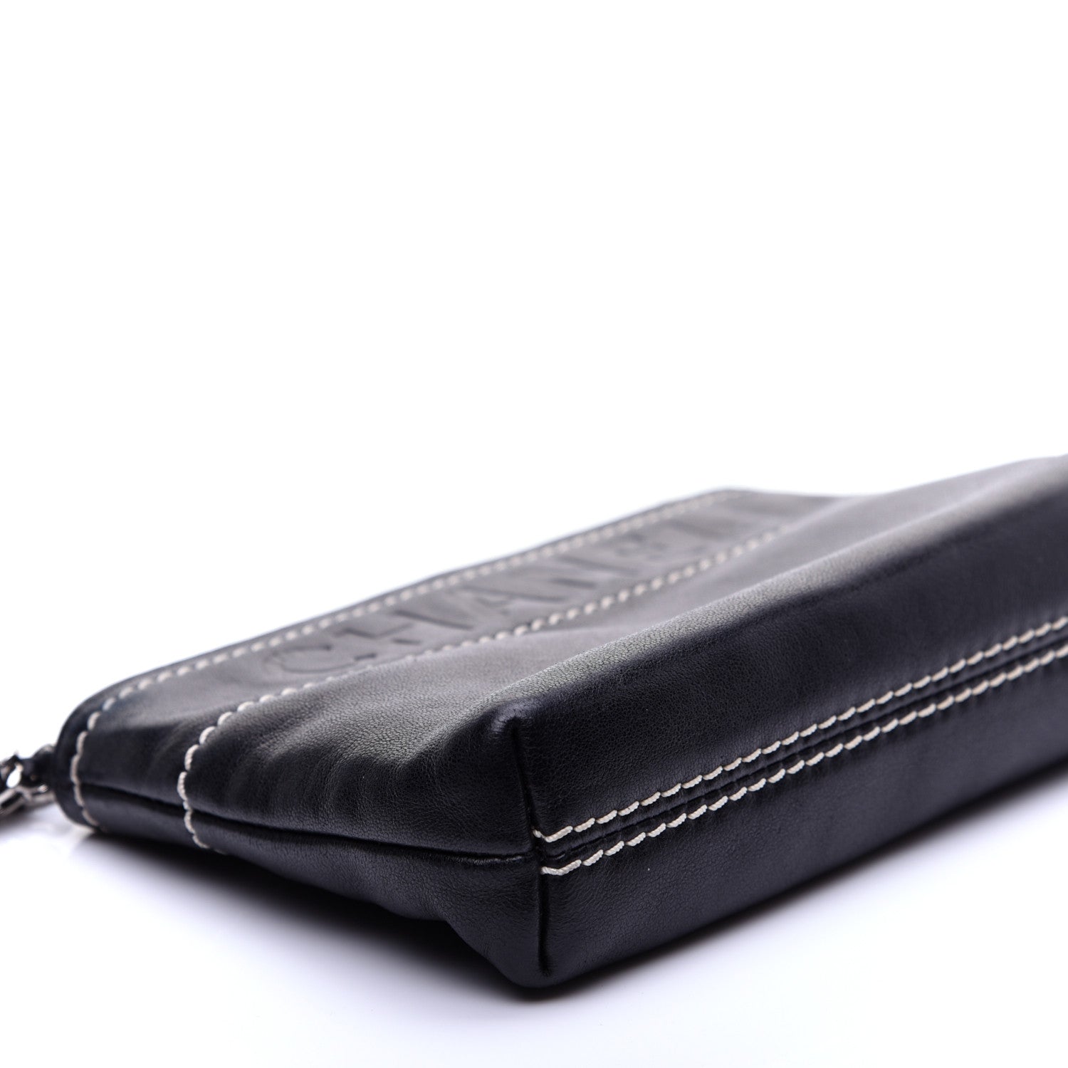 Chanel Lambskin Lax Pochette Black 8 of 11