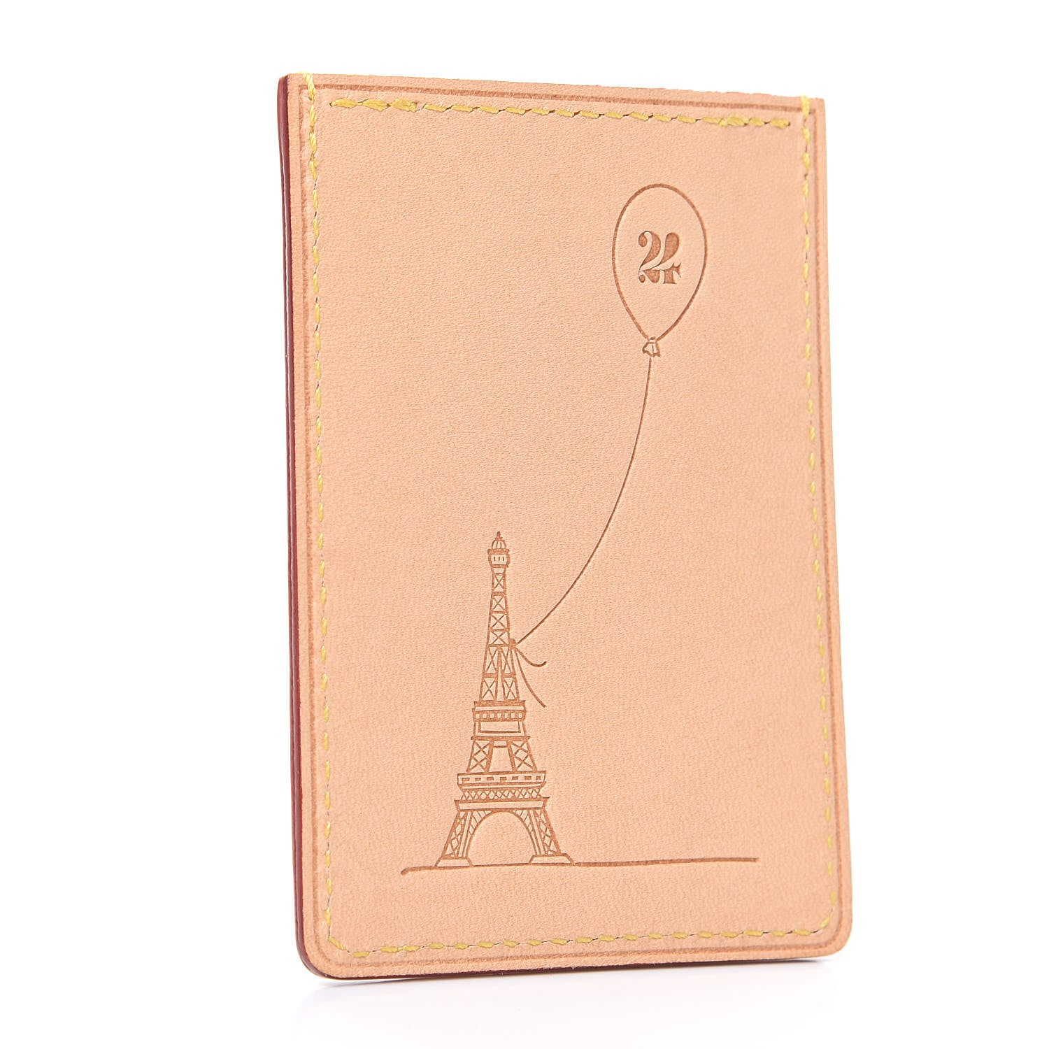 Louis Vuitton Vachetta Eiffel Tower Card Holder 3 of 6