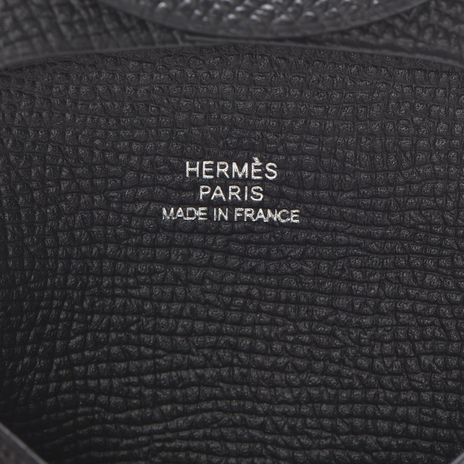 Hermes Epsom Bastia Coin Purse Black 6 of 8