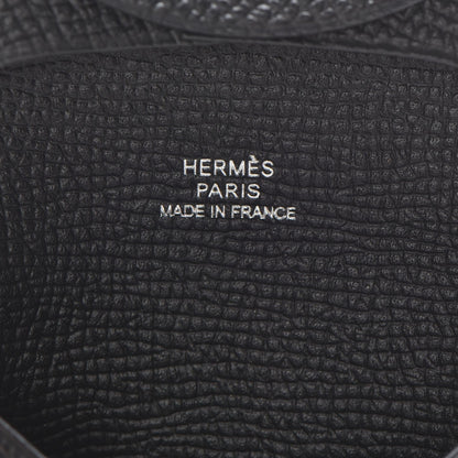 Hermes Epsom Bastia Coin Purse Black 6 of 8