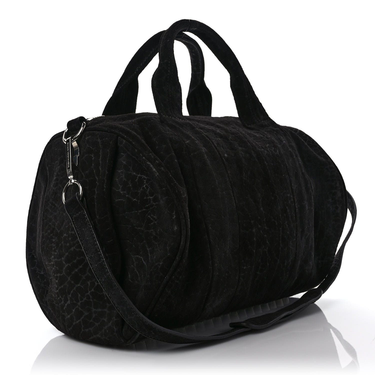 Alexander Wang Tumbled Nubuck Rocco Espresso Rhodium Hardware 3 of 8