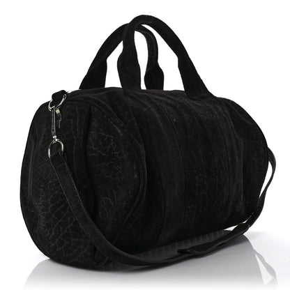 Alexander Wang Tumbled Nubuck Rocco Espresso Rhodium Hardware 3 of 8