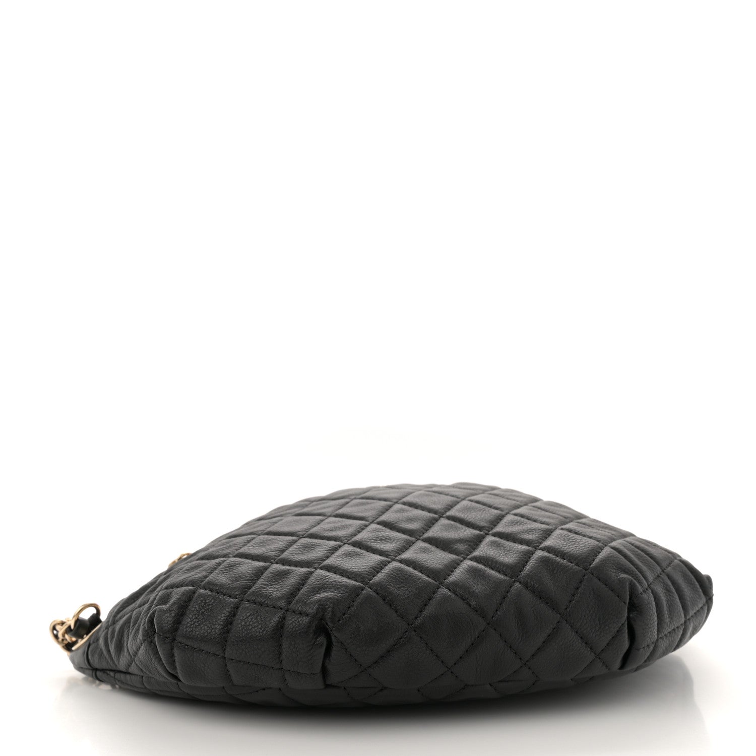 Chanel Calfskin Quilted Banane Waist Bag Fanny Pack Black 4 of 10