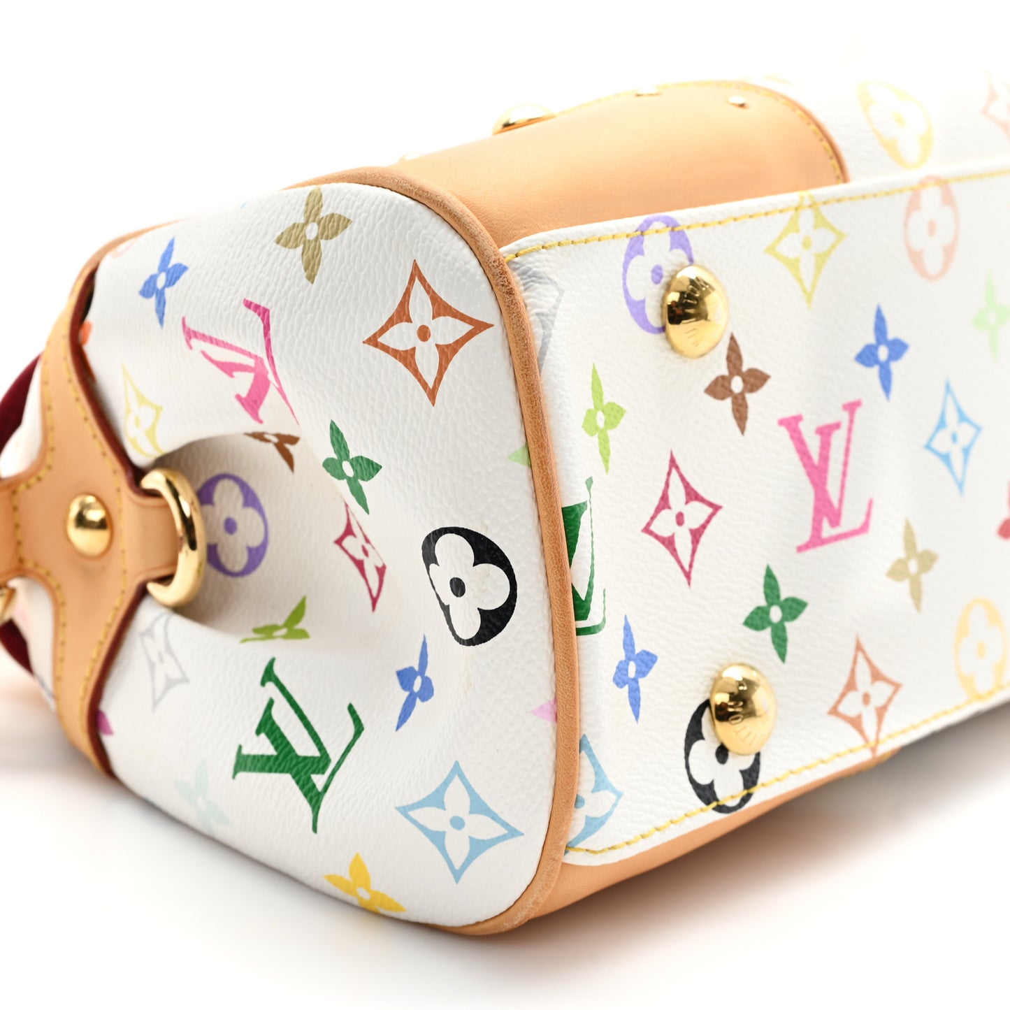 Monogram Multicolor Beverly MM White