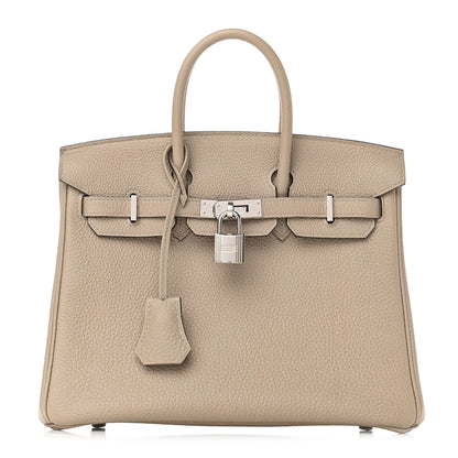 Hermes Togo Birkin 25 Gris Tourterelle 1 of 14