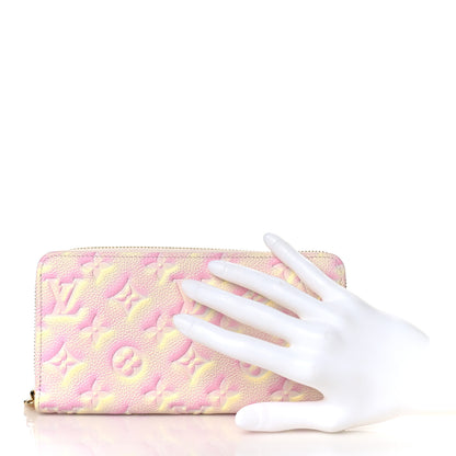 Louis Vuitton Empreinte Monogram Summer Stardust Zippy Wallet Pink 2 of 8