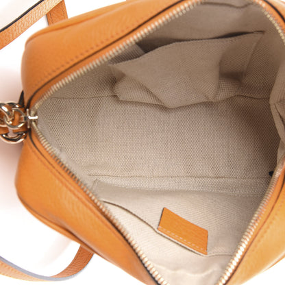 Gucci Pebbled Calfskin Small Soho Disco Bag Curcuma 5 of 10