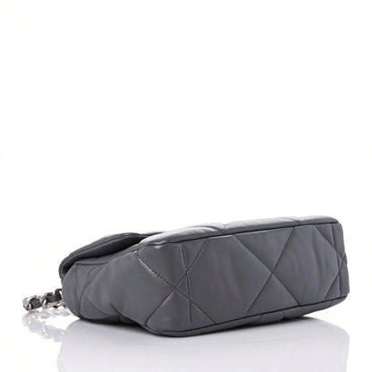 Chanel Lambskin Quilted Medium Chanel 19 Flap Dark Grey 4 of 9