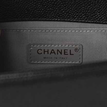 Chanel Caviar Quilted Medium Boy Flap Black 5 of 9