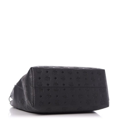 MCM Calfskin Ottomar Large Klara Hobo Black 5 of 10