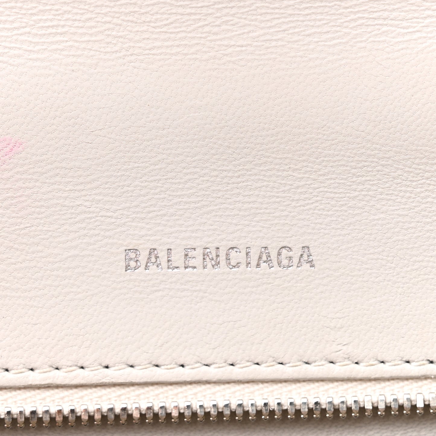 Calfskin Crocodile Embossed Small Hourglass Top Handle Bag White