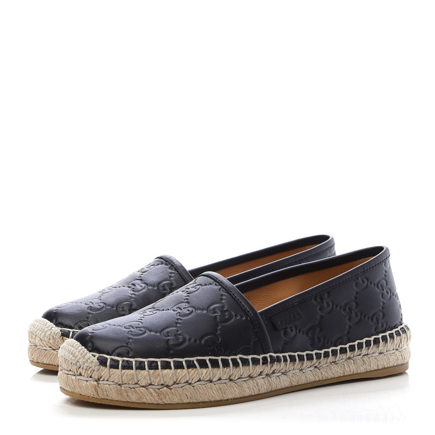 Gucci Guccissima Signature Espadrilles 35 Black 3 of 9