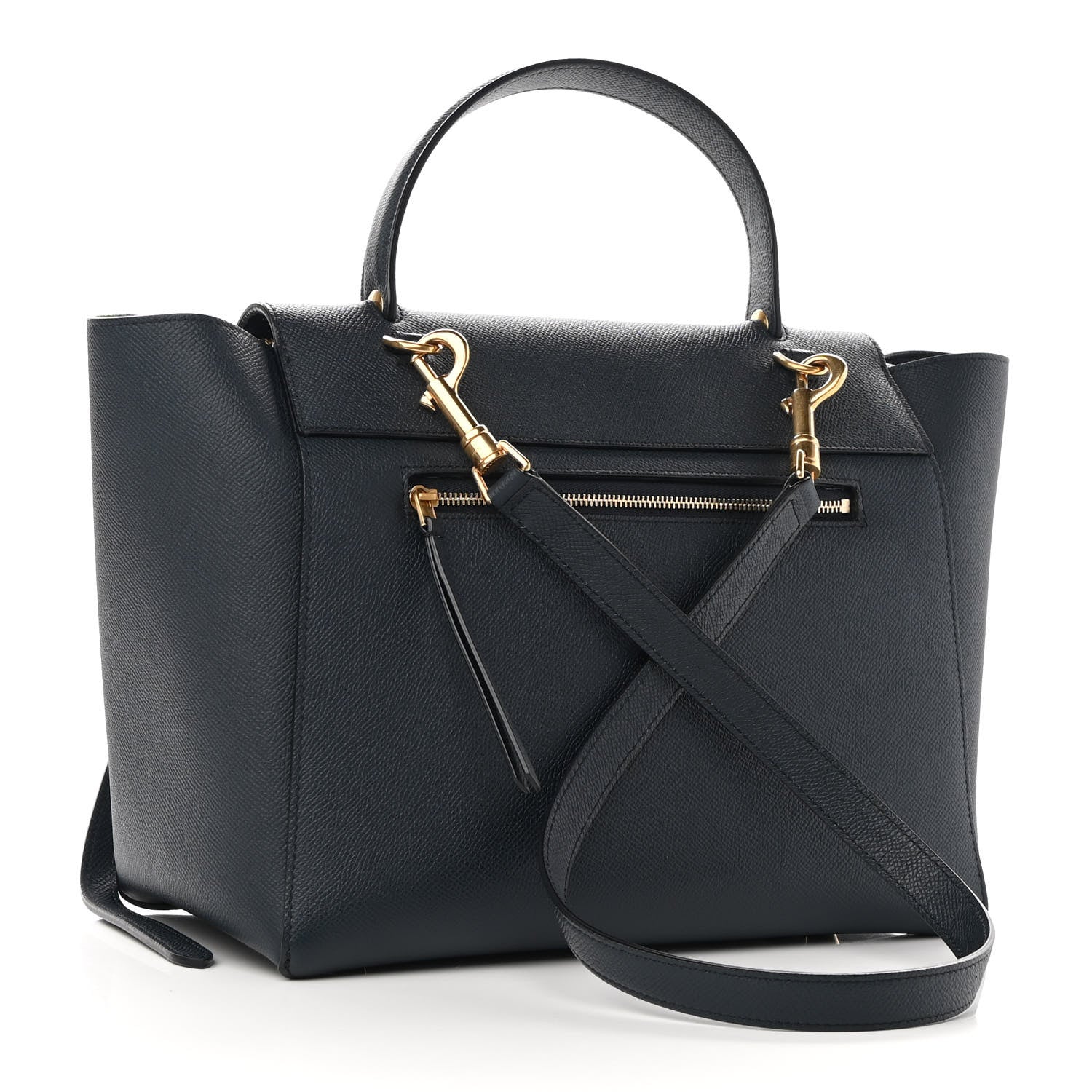 Celine Grained Calfskin Mini Belt Bag Navy 3 of 8