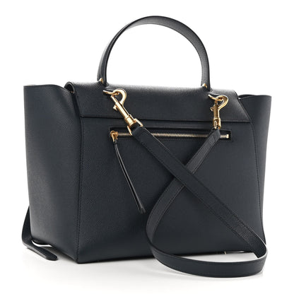 Celine Grained Calfskin Mini Belt Bag Navy 3 of 8