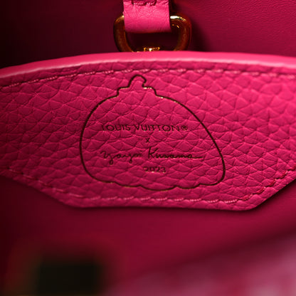 Louis Vuitton LV X YK Taurillon Infinity Net Capucines BB Fuchsia 5 of 8
