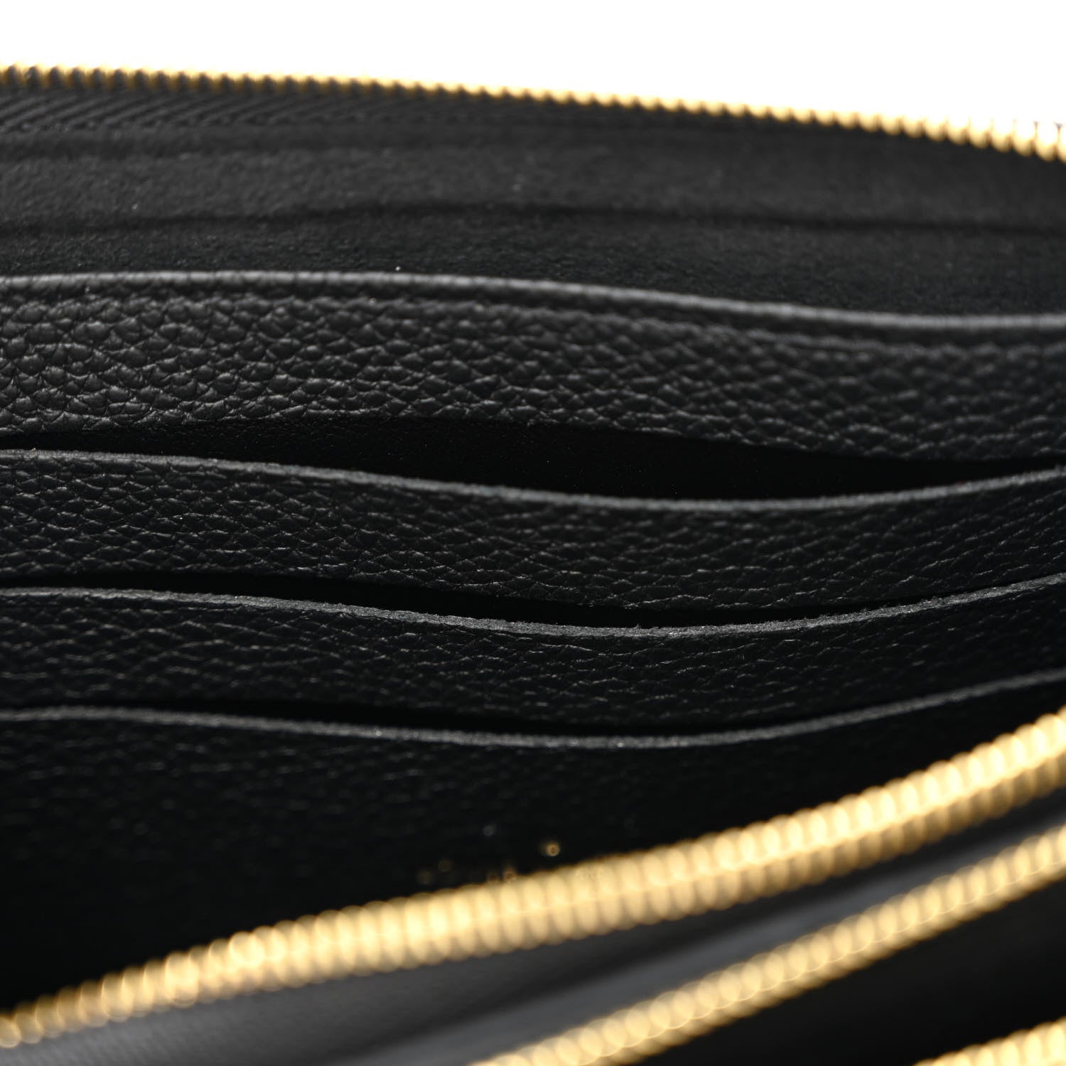 Louis Vuitton Empreinte Double Zip Pochette Black 7 of 13
