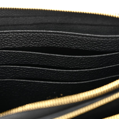 Louis Vuitton Empreinte Double Zip Pochette Black 7 of 13
