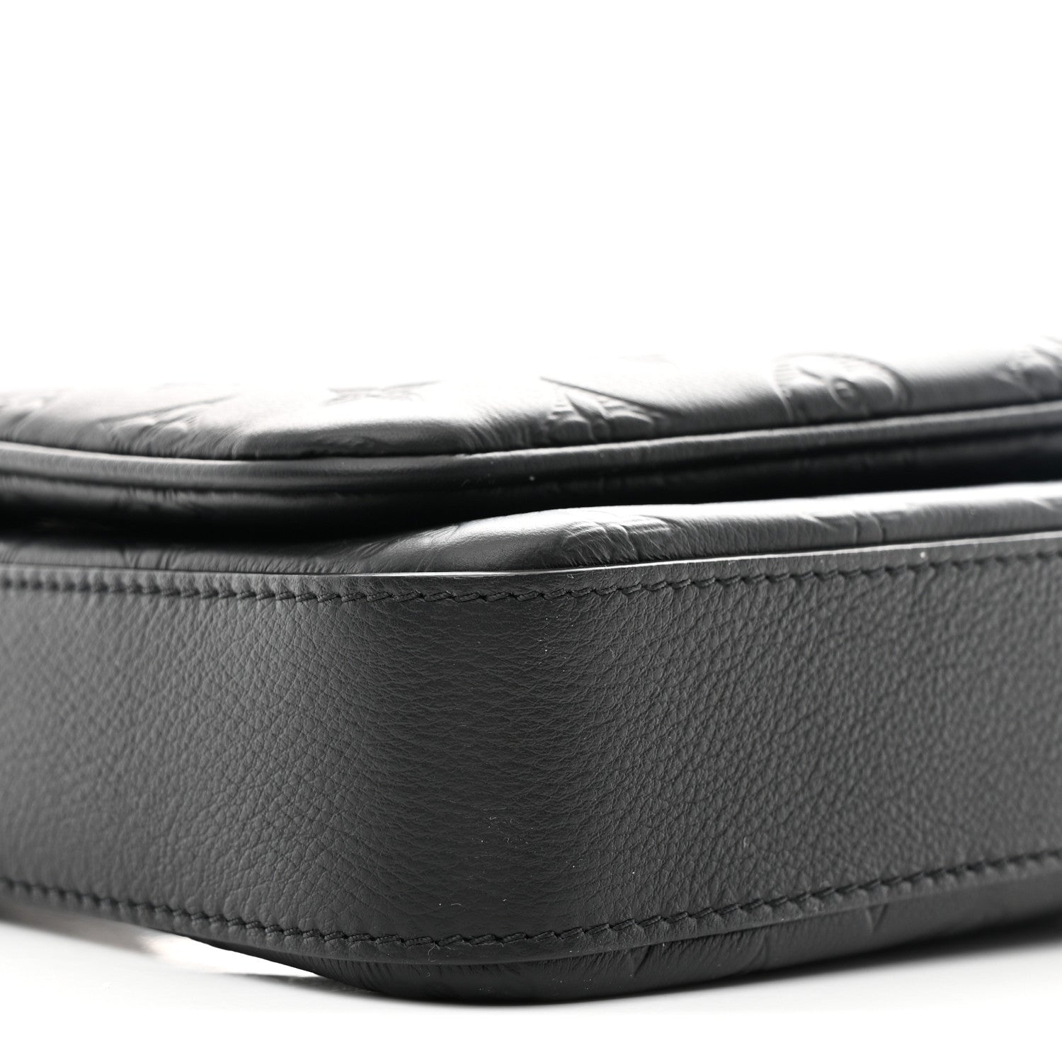 Louis Vuitton Calfskin Monogram Shadow Trio Messenger Black 11 of 12