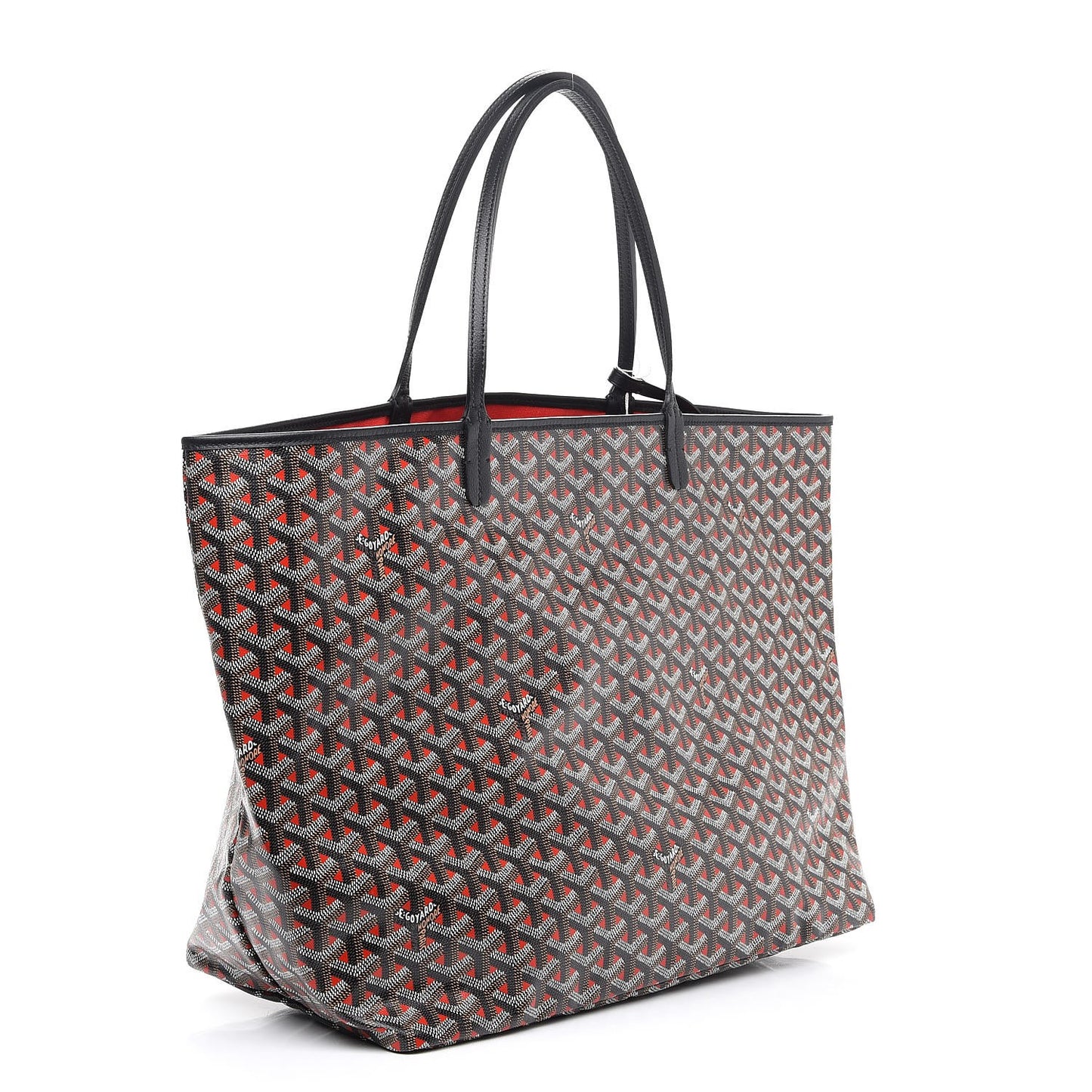 Goyardine Saint Louis Claire Voie GM Black Red