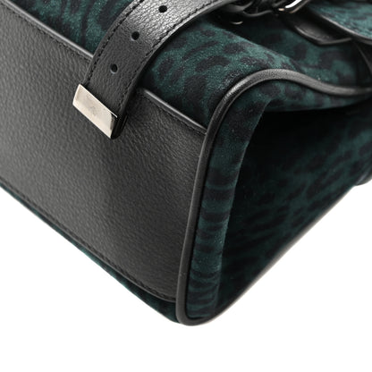 Mulberry Suede Leopard Print Mini Alexa Mulberry Green 9 of 9