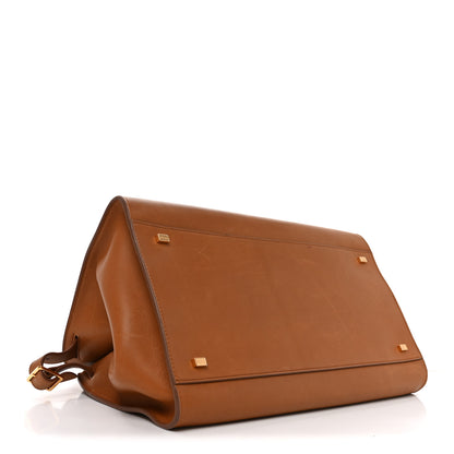 The Row Polished Saddle Calfskin Soft Margaux 15 Cuir 4 of 10