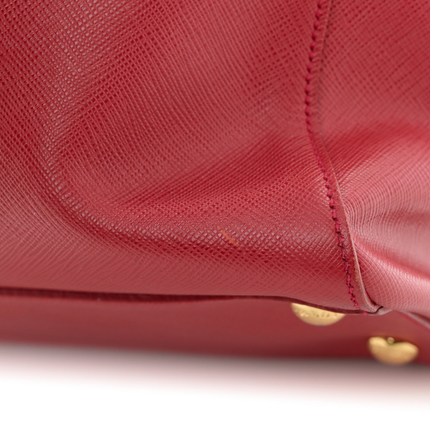 Saffiano Lux Medium Tote Fuoco