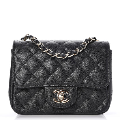 Chanel Caviar Quilted Mini Square Flap Black 1 of 8