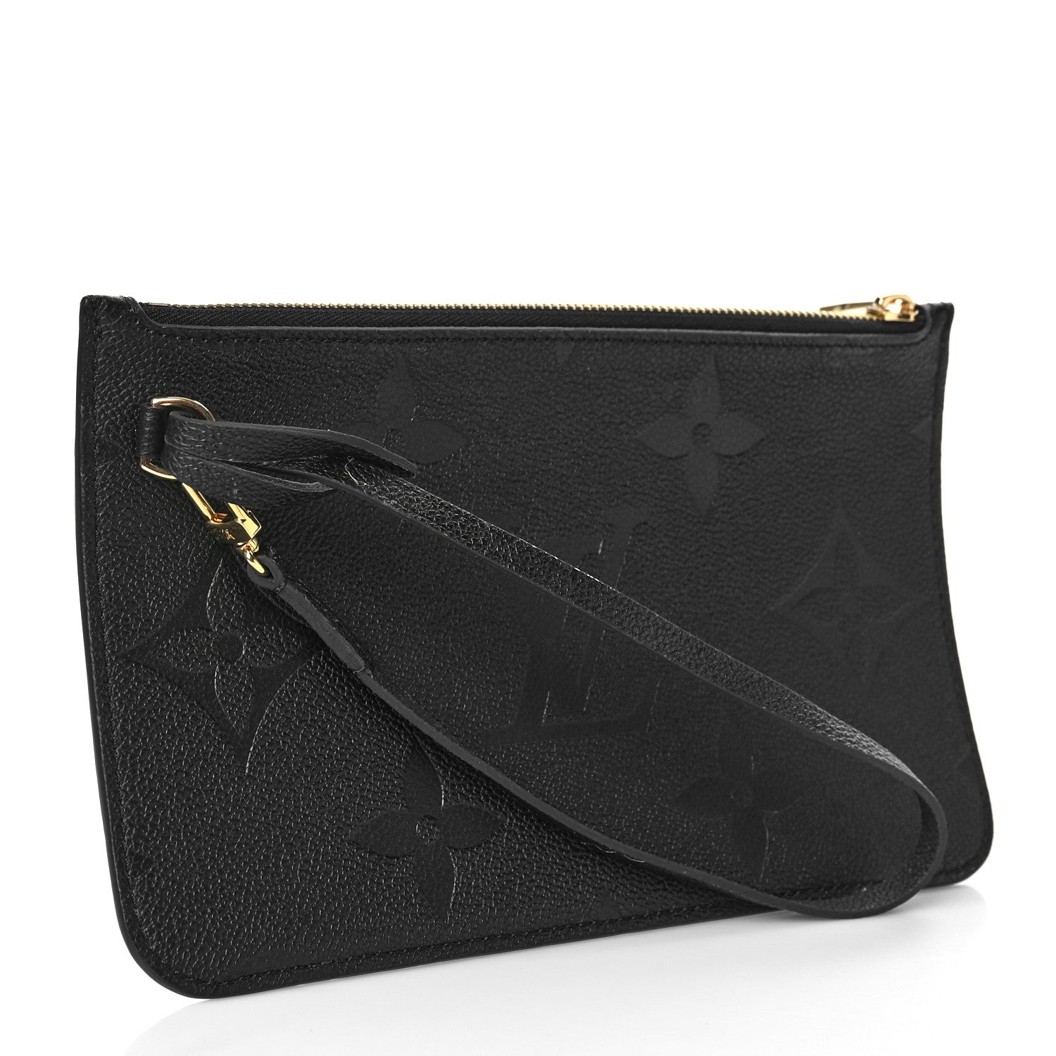 Louis Vuitton Empreinte Monogram Giant Neverfull MM Pochette Black 3 of 7