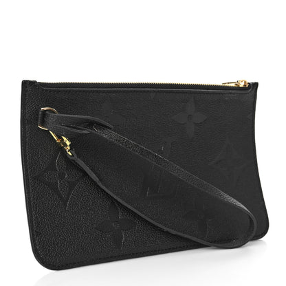 Louis Vuitton Empreinte Monogram Giant Neverfull MM Pochette Black 3 of 7