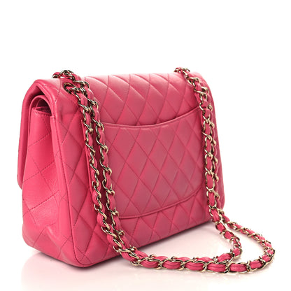Chanel Caviar Quilted Jumbo Double Flap Pink 2 of 9