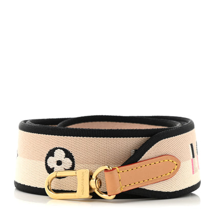 Louis Vuitton Jacquard Speedy Bandouliere 20 Shoulder Strap Black 1 of 5
