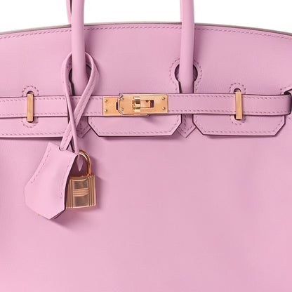 Hermes Swift Birkin 25 Mauve Sylvestre 14 of 19