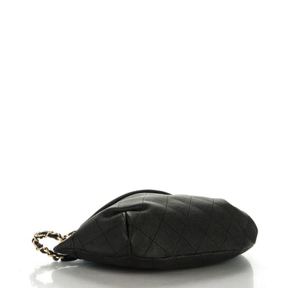 Chanel Caviar Quilted Zip and Carry Waist Bag Fanny Pack Black 2 of 7