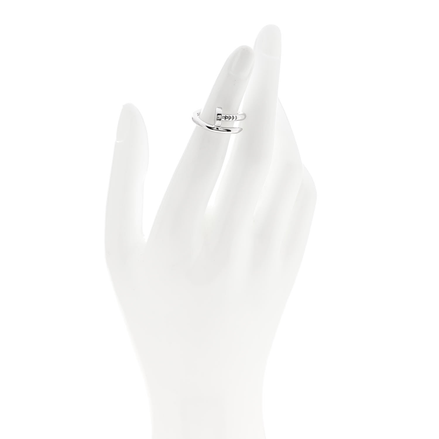 Cartier 18K White Gold Juste Un Clou Ring 49 5 2 of 4