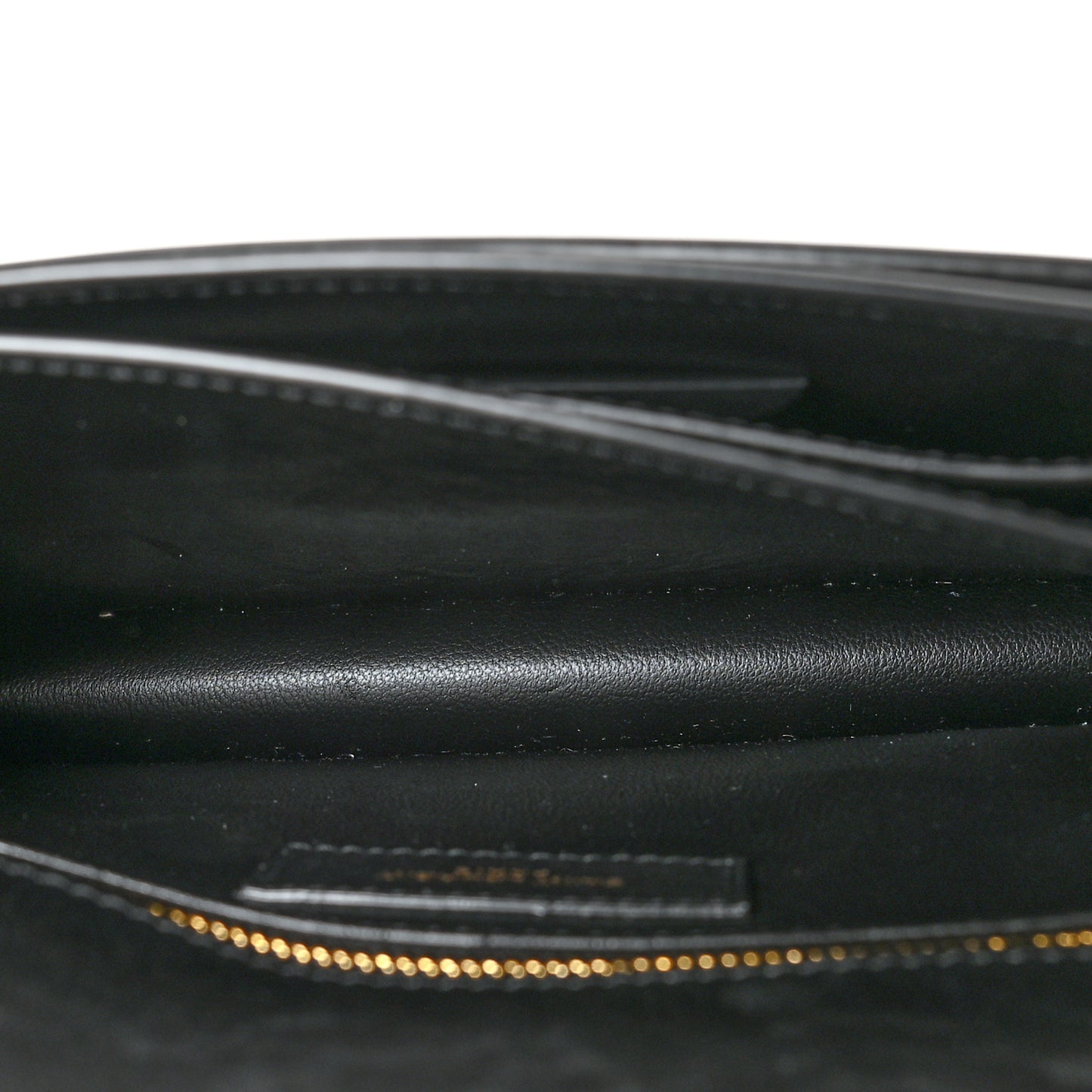 Patent Monogram Cassandra Clasp Bag Black