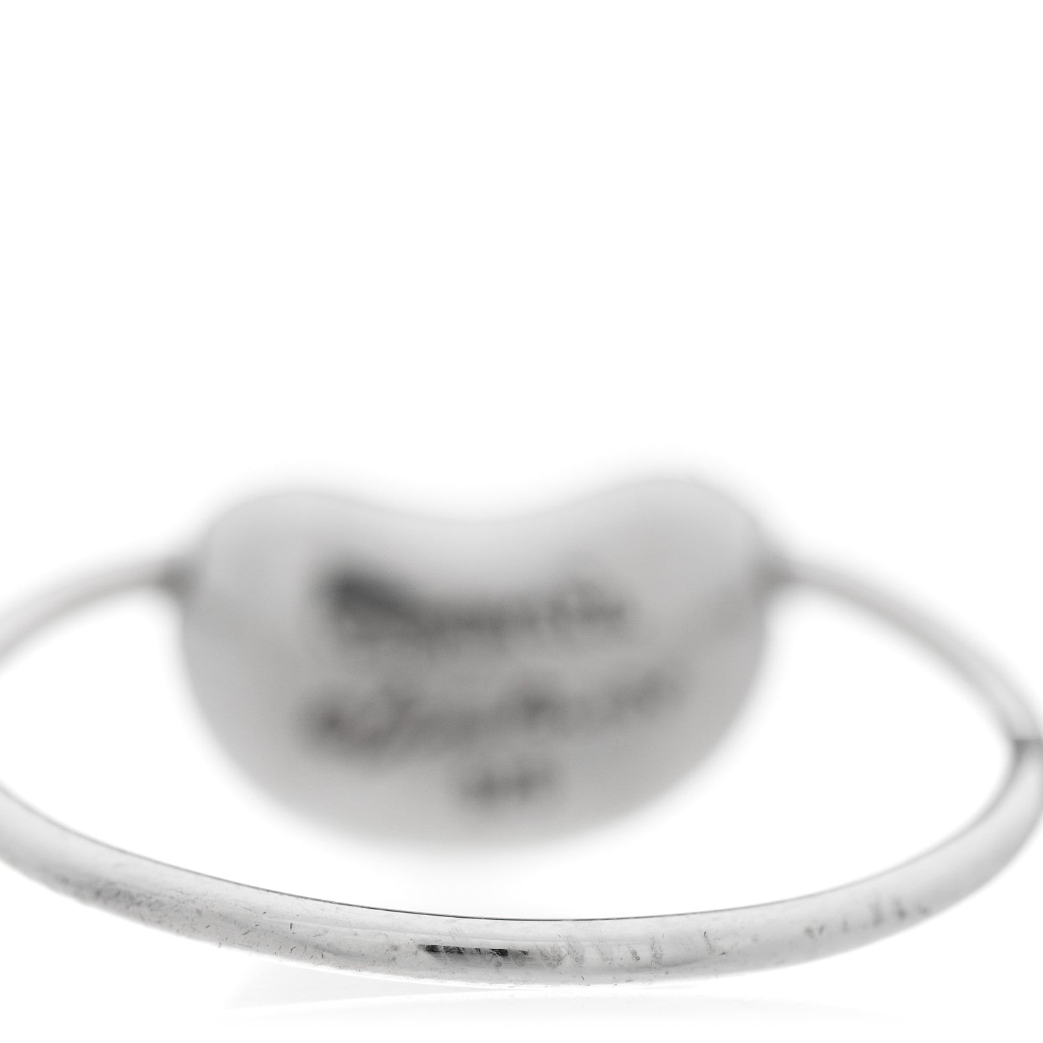 Tiffany Sterling Silver Elsa Peretti Bean Wire Ring 48 4.5 5 of 8