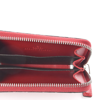Gucci Guccissima Zip Around Card Case Red 5 of 7