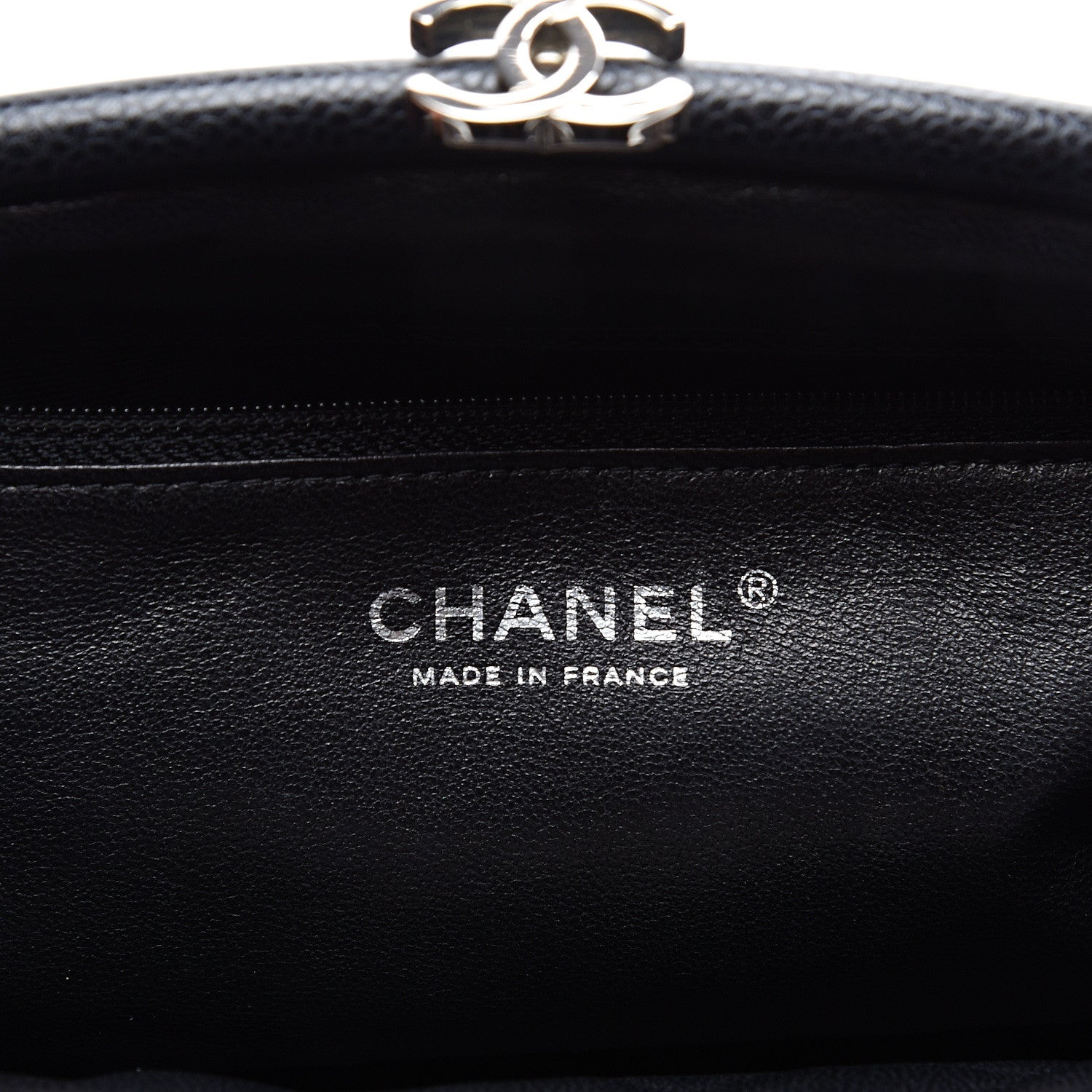 Chanel Caviar Quilted Timeless Clutch Black 5 of 10